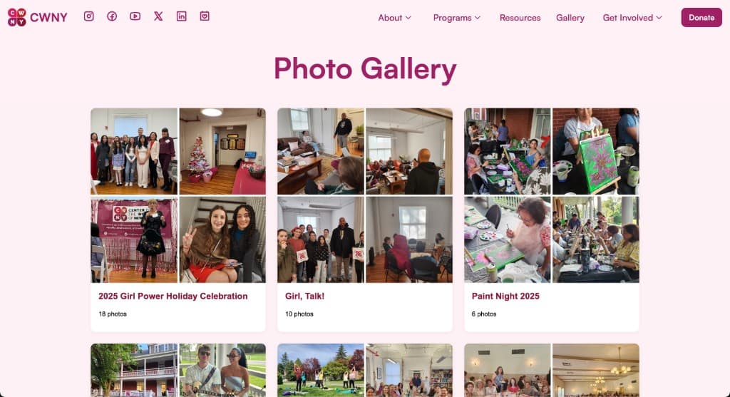 Gallery page